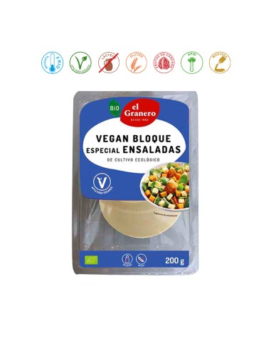 (F) VEGAN CHEESEE BLOQUE ESPECIAL ENSALADA BIO - 200GR.