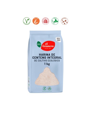 HARINA DE CENTENO INTEGRAL BIO - 1 KG.