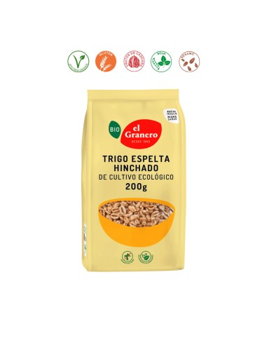 TRIGO ESPELTA HINCHADO BIO - 200GR.