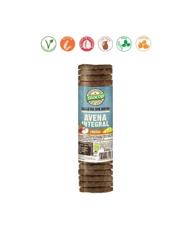 GALLETA COPOS AVENA INTEGRAL FRUTAS - 250GR