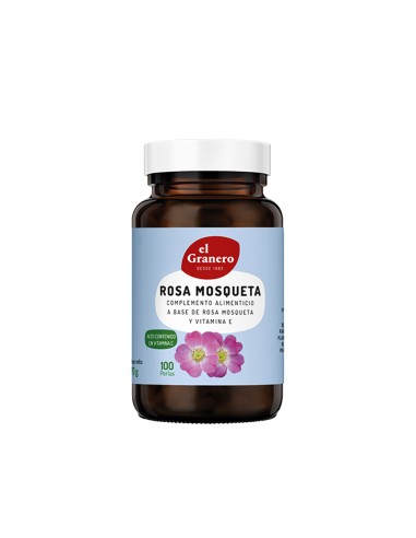 (E) ROSA MOSQUETA CON VITAMINA E - 100 PERLAS^^