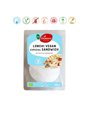 (F) VEGAN CHEESEE LONCHAS MOZZARELLA BIO - 160GR.