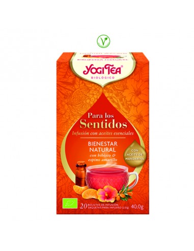 YOGI TEA PARA LOS SENTIDOS BIENESTAR NATURAL - 20** 