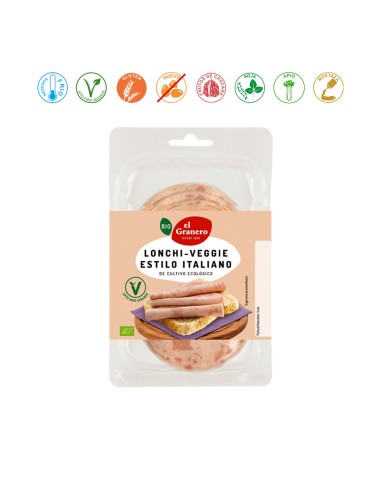 (F) LONCHAS VEGANAS ESTILO ITALIANO BIO - 100GR.