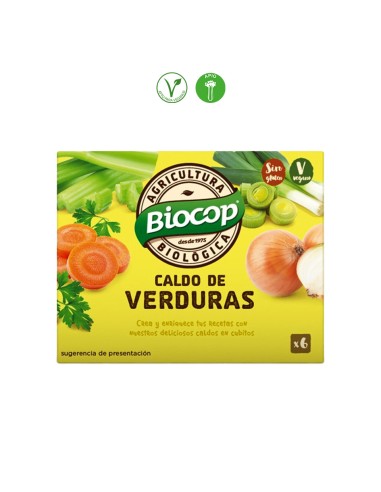 CALDO VERDURAS 6 CUBITOS - 66GR.