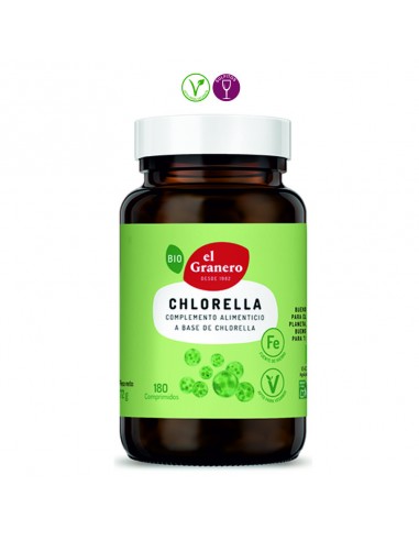 CHLORELLA BIO 400MG. - 180 COMPRIMIDOS