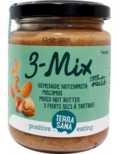 CREMA MIX 3 FRUTOS SECOS - 250GR.