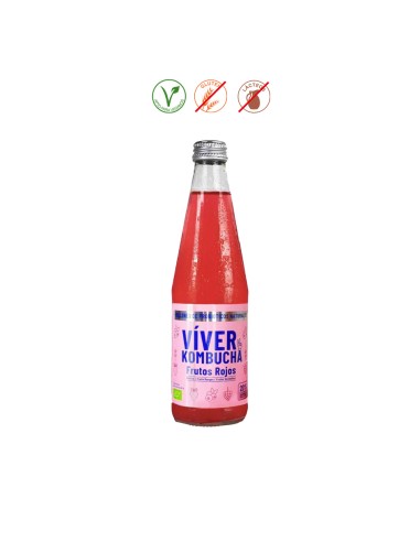 (F) VIVER KOMBUCHA FRUTOS ROJOS - 330ML.