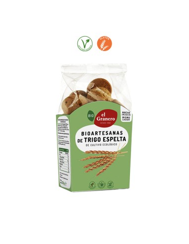 GALLETAS ARTESANAS DE TRIGO ESPELTA BIO - 220GR.