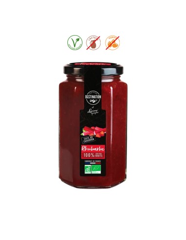 MERMELADA DE RUIBARBO BIO - 300GR.