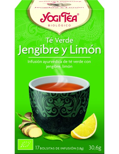 YOGI TEA VERDE JENGIBRE LIMON - 17 FILTROS