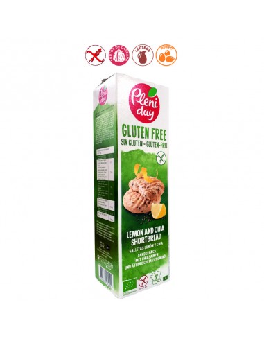 GALLETAS LIMON Y CHIA SIN GLUTEN - 150GR.