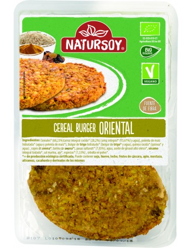 (F) HAMBURGUESA CEREALES ORIENTAL - 150GR.