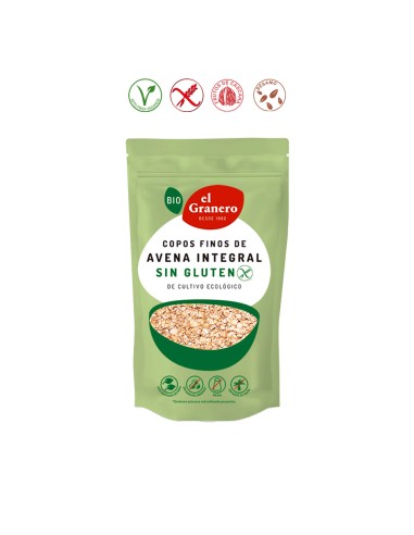 COPOS SUAVES DE AVENA INTEGRAL SIN GLUTEN BIO - 50