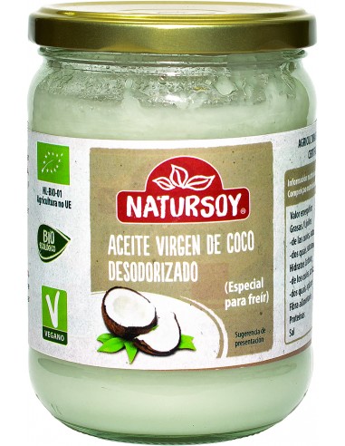 ACEITE COCO DESODORIZADO (PARA FREIR) - 400GR.