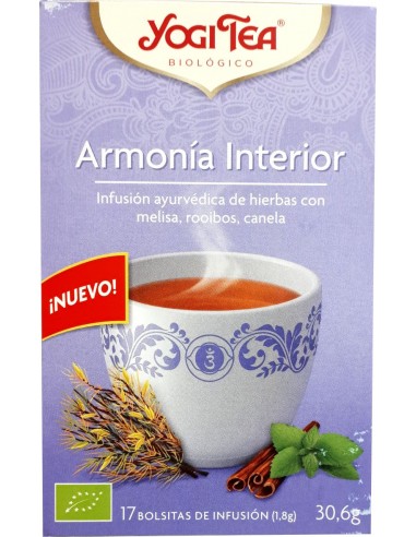 YOGI TEA ARMONIA INTERIOR - 17 FILTROS