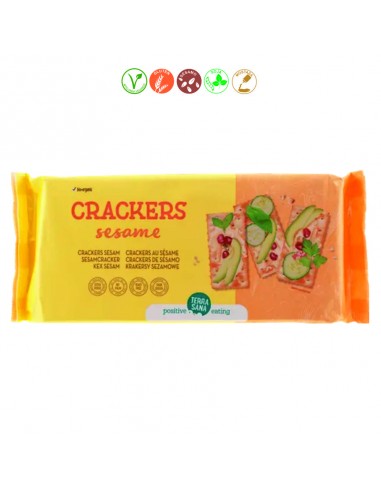 CRACKERS SESAMO 10 PAQUETES 30GR, - 300GR.