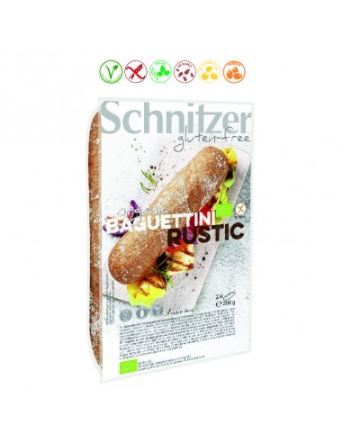 MINI BAGUETTE RUSTICA SIN GLUTEN - 200GR