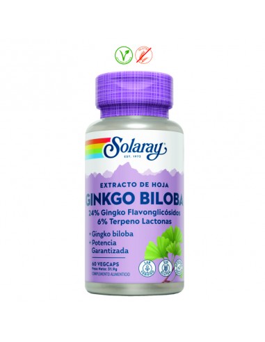 GINKGO BILOBA - 60 CAPSULAS