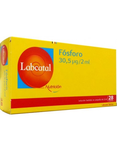 LABCATAL 15 FOSFORO - 28 AMPOLLAS