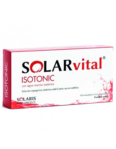 SOLARVITAL ISOTONIC CON AGUA ISOTONICA - 5 VIALES