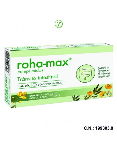 ROHA MAX TRANSITO INTESTINAL - 30 COMPRIMIDOS