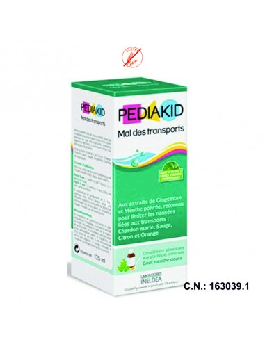 (D) PEDIAKID MAL DEL TRANSPORTE - 125ML.