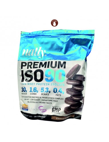 PREMIUM ISO 90 COOCKIES & CREAM - 1KG.