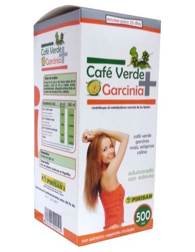 CAFE VERDE + GARCINIA - 500ML.