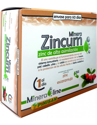 MINERA ZINCUM - 60 CAPSULAS