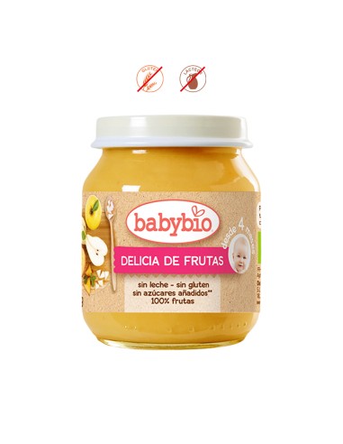 BABYBIO DELICIA DE FRUTAS - 130GR.