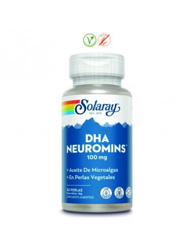 DHA NEUROMINS (OMEGA 3 ALGAS) 100MG. - 30 PERLAS