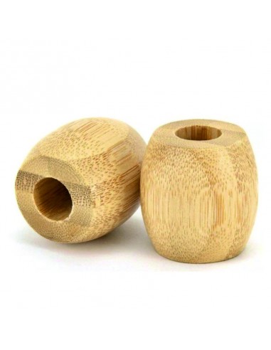 SOPORTE PARA CEPILLOS DE DIENTES BAMBU - 1 UNIDAD^^