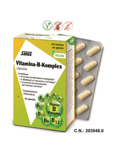 VITAMINA B KOMPLEX - 30 CAPSULAS