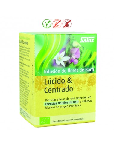 INFUSION BIO FLORES BACH LUCIDO & CENTRADO - 15 FI