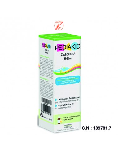 (D) PEDIAKID COLICILLUS BEBE L. REUTERI+  - 8ML.