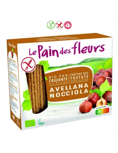 PAN CRUJIENTE AVELLANAS - 150GR.