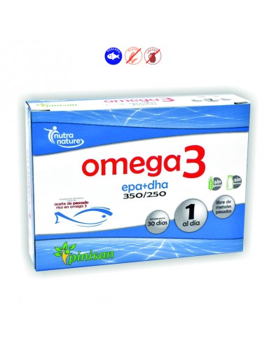 OMEGA 3 EPA+DHA 350/250 - 30 PERLAS