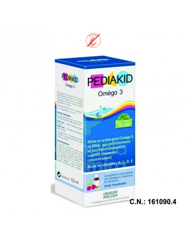 (D) PEDIAKID OMEGA 3 (SABOR LIMON COLA ) - 125ML.