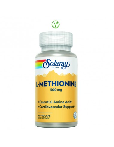 (E) L-METHIONINE 500MG. - 30 CAPSULAS