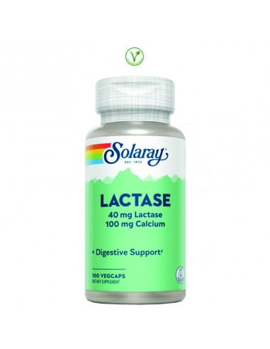 LACTASE 40MG. CON CALCIO (4000FCC) - 100 CAPSULAS