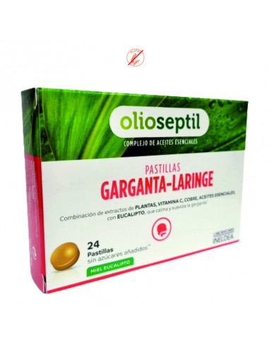 (D) OLIOSEPTIL GARGANTA LARINGE MIEL EUCALIPTO - 24 PA