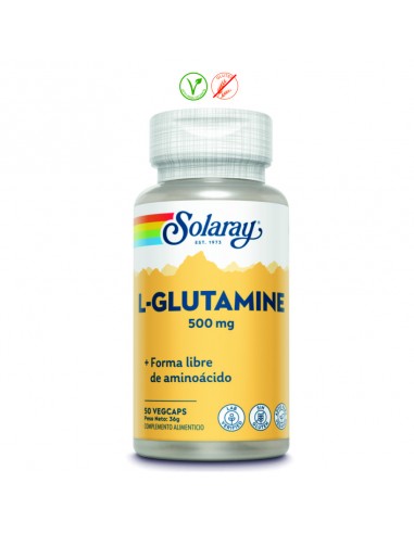 L-GLUTAMINE 500MG. - 50 CAPSULAS