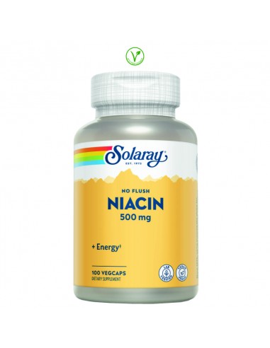 (D) NIACIN 500MG B3( NO RUBORIZANTE) - 100 CAPSULAS