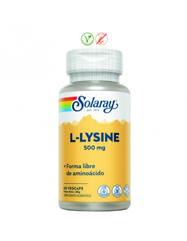 L-LYSINE 500MG. - 60 CAPSULAS