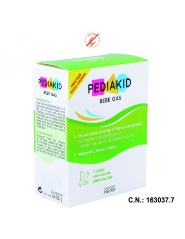 (D) PEDIAKID BEBE GAS SOBRES - 12 SOBRES