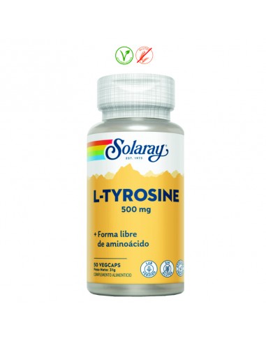 L-TYROSINE 500MG. - 50 CAPSULAS