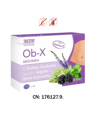 (E) OB-X ABDOMEN - 60 COMPRIMIDOS