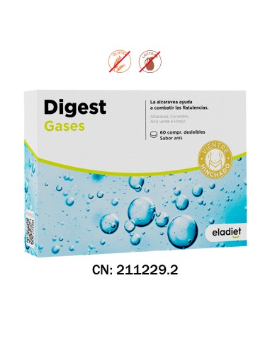 DIGEST GASES - 60 COMPRIMIDOS