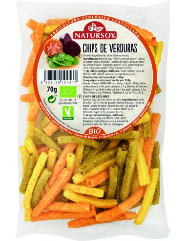 CHIPS DE VERDURAS - 70GR.